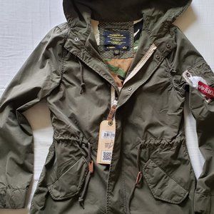 Alpha Industries Olive Utility Jacket Parka